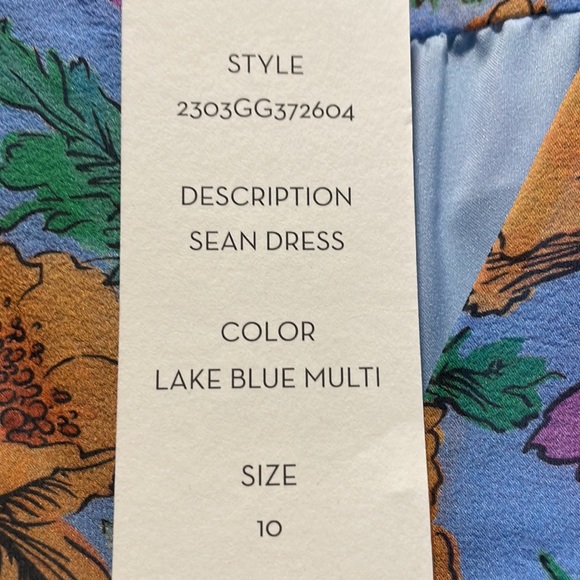 NWT Veronica Beard Sean Floral Print Dress - Picture 8 of 8